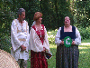Edmund and Caitilin with a clearly tickled Lady Murienne. Click here for full size image.
