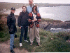 Stephanie, Sine, Bran, and Susan at St. David's Head (05/06/99). Click here for full size image.