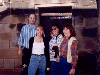 Bran, Stepanie, Medb, and Susan at Edinburgh Castle (05/01/99). Click here for full size image.