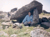 Bran finds Arthur's Quoit at last! (05/06/99). Click here for full size image.