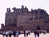 Outside Edinburgh Castle (05/01/99). Click here for full size image.