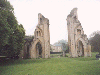 Glastonbury Abbey, burial place of Arthur? (05/07/99). Click here for full size image.
