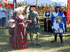 Master Eldred lfwald heralds the Crown Tourney processional. Click here for full size image.