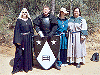 Baroness Deirdre Fletcher, Baron Peter Hawkyns, Lady Ann-Marie de Lucy, and THL Medb Renata of House Corvus. Click here for full size image.