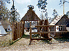 A Viking building in the village. Click here for full size image.