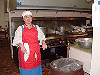 The Honorable Lady Victoria Pringle at work in the kitchen. Click here for full size image.