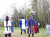 Eldred shoots in the archery round. Click here for full size image.